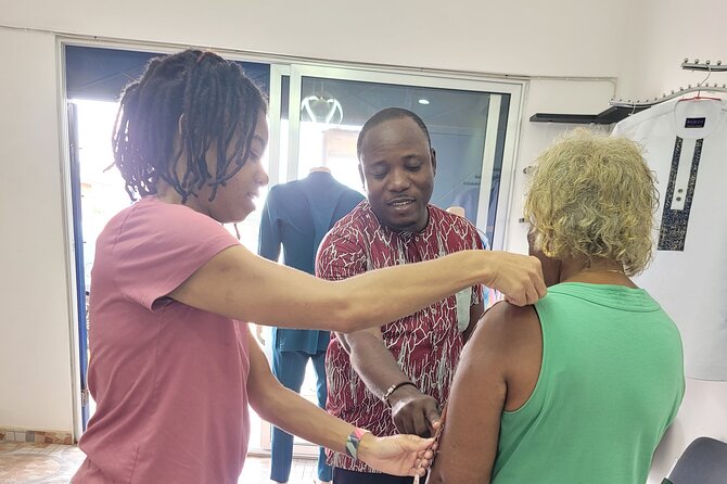 African custom clothing making experience with fabric tour - Is $240 a fair price for six hours?