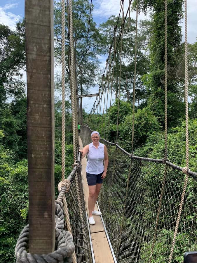 Cape Coast Heritage tour - Kakum’s canopy walkway, about one hour above the forest