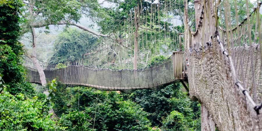 Cape Coast: Kakum National Park, Castles, & Hans Cottage - Meeting at the Accra Mall and setting off early