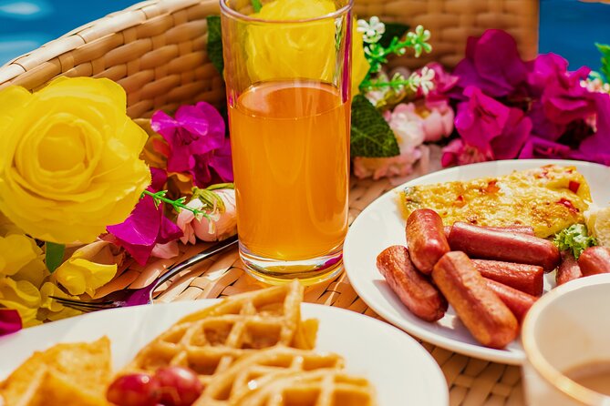 Floating Brunch Pool Experience - Chef-made food, with a familiar breakfast menu
