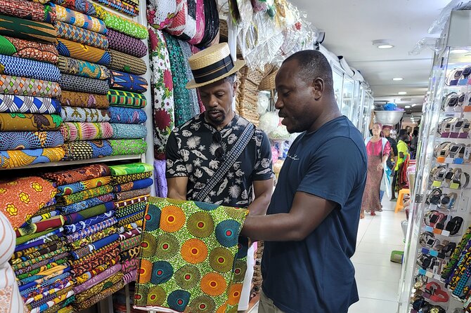 Half-Day Guided Fabric Tour in Ghana - Making batik at Exmac Fabrics