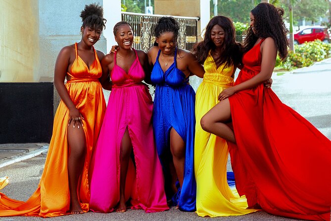Luxury Flying Dress Photoshoot in Accra - Makeup and the polished look